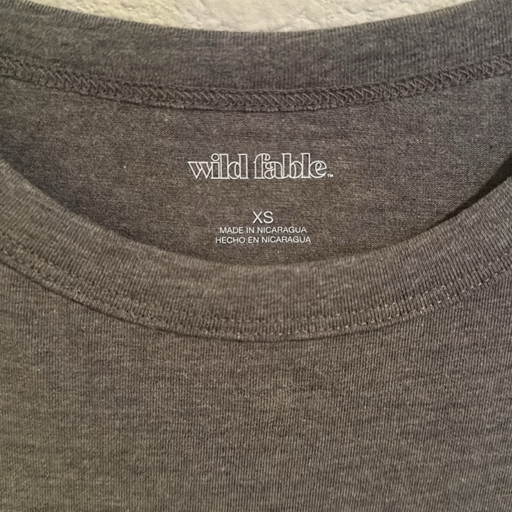 wildfable-gray-micro-tee - Picture 2 of 3